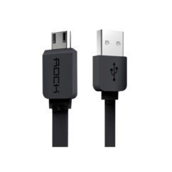 Kabel ROCK Micro USB Płaski 32cm