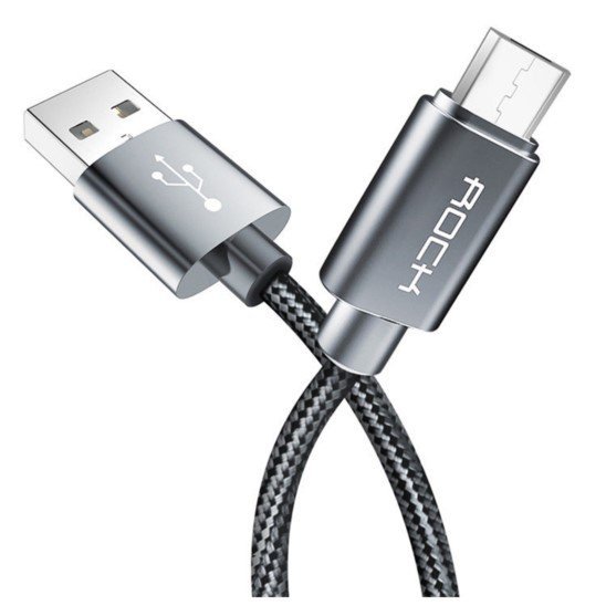 Kabel ROCK Micro USB Nylonowy 2,1A 100cm