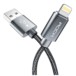 Kabel USB ROCK Lightning Nylonowy do iPhone 100 cm