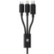 Kabel ROCK 3w1 Lightning & Micro USB & USB-C