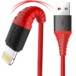 Kabel USB ROCK Lightning Wzmacniany iPhone 120cm
