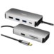 HUB Adapter ROCK USB-C HDMI 4K SD RJ45 MacBook Pro