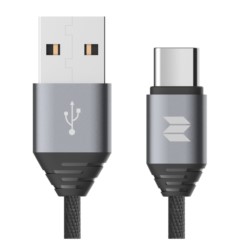 Kabel Nylonowy ROCK SPACE M5 USB-C 100cm 2,1A