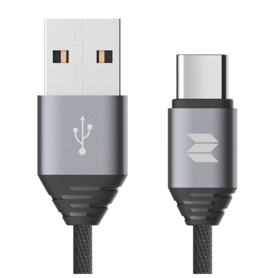 Kabel Nylonowy ROCK SPACE M5 USB-C 100cm 2,1A