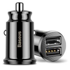 BASEUS Ładowarka samochodowa Mini 2x USB 3.1A