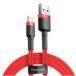 Kabel nylonowy Baseus Cafule Lightning 2.4A, 100cm