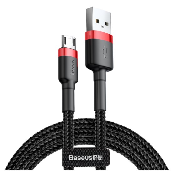 Kabel nylonowy Baseus Cafule Micro-USB 2.4A 50cm
