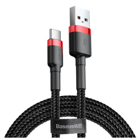 Kabel nylonowy Baseus Cafule USB-C 3A, 50cm
