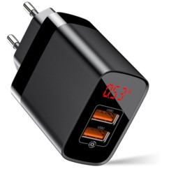 BASEUS Ładowarka Sieciowa USB Quick Charge 3.0 LED