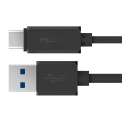 Kabel ROCK Typ C USB-C do USB-A 100cm 3A