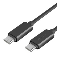 Kabel ROCK USB-C do USB-C 100cm 3A