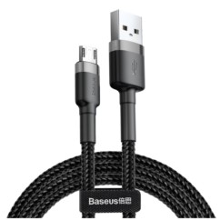 Kabel nylonowy Baseus Cafule Micro-USB 2.4A 100cm