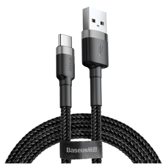 Kabel nylonowy Baseus Cafule USB-C 3A, 100cm