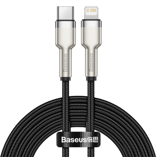 BASEUS Kabel Cafule USB-C - Lightning PD 20W 0,25m