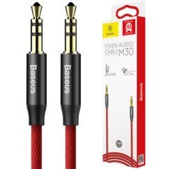 BASEUS Yiven Kabel nylonowy Audio Jack-Jack, 100cm