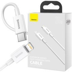 BASEUS Kabel USB-C do Lightning PD 20W 1,5m