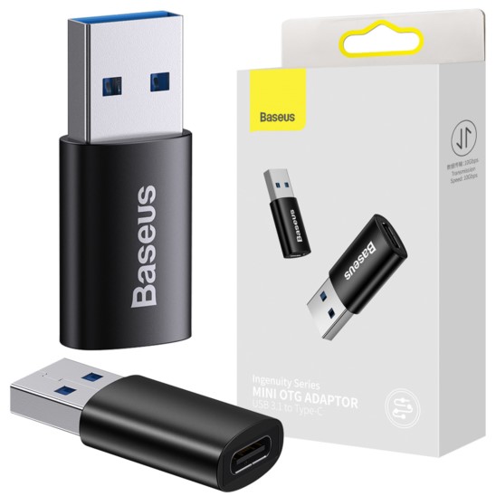 BASEUS Adapter Przejściówka OTG USB-C do USB-A