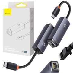 Adapter Ethernet USB-C to RJ45 LAN 100mbps