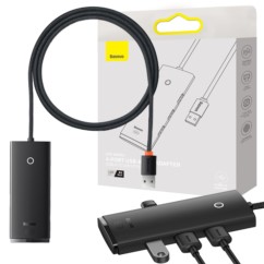 BASEUS Adapter HUB USB-A do 4x USB-A 100cm