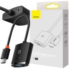 BASEUS Konwerter Adapter HDMI do VGA + audio