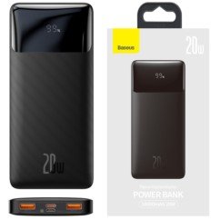 BASEUS Powerbank 2x USB-A USB-C 10000mAh PD 20W