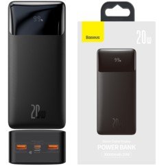 BASEUS Powerbank 2x USB-A USB-C 30000mAh PD 20W