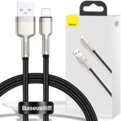 Baseus Cafule Kabel ocynkowany Lightning 2,4A 25cm