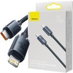 BASEUS Crystal Kabel USB-C Lightning PD 20W 2m