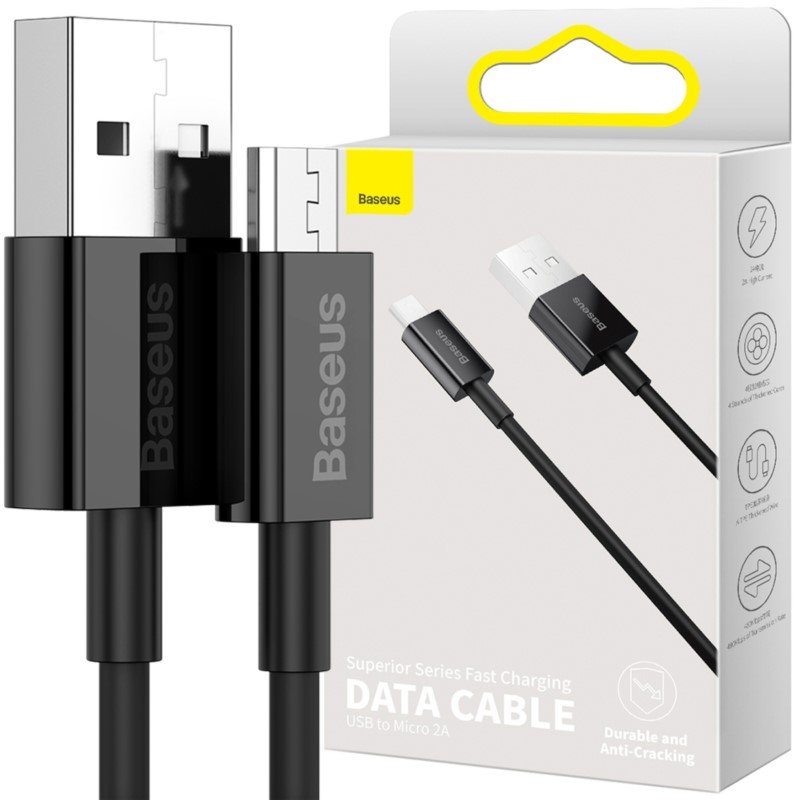 Baseus Cable Superior - USB to Micro USB - 2A 2 metres (CAMYS-A02
