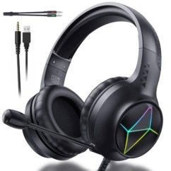 ONIKUMA X35 Słuchawki gamingowe nauszne RGB