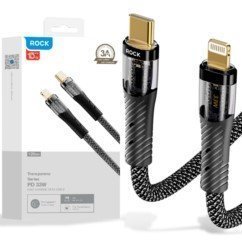 ROCK Z21 Kabel USB-C do Lightning 33W PD 120cm