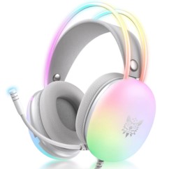 ONIKUMA X25 Słuchawki gamingowe nauszne RGB