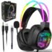 ONIKUMA X22 Słuchawki gamingowe nauszne RGB