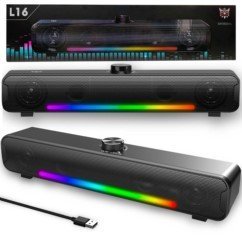 ONIKUMA L16 Głośnik Gamingowy AUX BT 5.0 RGB