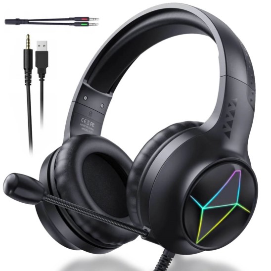 ONIKUMA X35 Słuchawki gamingowe nauszne RGB